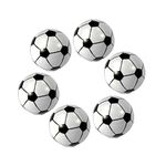 ZILucky Soccer Drawer knobs Ball Sports Party Theme Children and Baby Home Decor Drawer Pulls Handles for Dresser Cupboard Wardrobe Cabinet Kitchen Knobs Pack of 6 (Soccer)