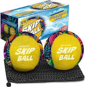 Activ Life The Ultimate Skip Ball: Divertimento estivo garantito Palla rimbalzante sull'acqua, Un compagno indispensabile per tutte le età, Confezione da 2, Giungla