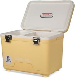 ENGEL UC13 13qt Leak-Proof, Air Tight, Drybox Cooler and Small Hard Shell Lunchbox for Men and Women in Fighting Lady Yellow