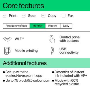 HP DeskJet 2810e Wireless All-in-One Printer – Compact Home Office