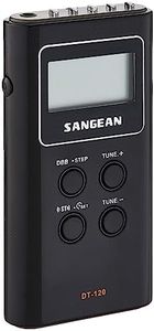 Sangean Personal Radio- DT120, Black