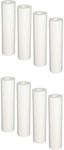 CFS – 8 Pack Poly Spun Filter Cartridges Compatible with PS20-10C Models – Remove Bad Taste & Odor – Whole House Replacement Water Filter Cartridge, White