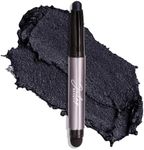 Julep Eyeshadow 101 Crème-to-Powder Waterproof Eyeshadow Stick – Midnight Blue Shimmer – Long-Lasting, Crease-Proof, Deep Navy Blue Cream Eyeshadow with Built-in Smudger