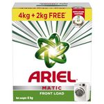 Ariel Matic Front Load Detergent Washing Powder - 4 kg with Free Detergent Powder - 2 kg