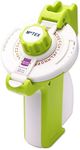 Motex Embossing Label Maker, Labeling Tool, Old School Label Maker, for Manual Label Embossing- E-202 (Lime)