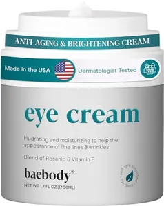 Baebody Critically Acclaimed Eye Cream - Anti Aging Under Eye Cream for Dark Circles - Moisturizing Eye Cream for Puffiness and Bags Under Eyes - Day & Night Eye Cream, 1.7 oz