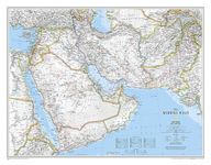 National Geographic Middle East Wall Map - Classic (30.25 X 23.5 In)