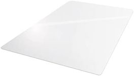 Floortex Polycarbonate Chair Mat 47" x 35" for Low/Medium Pile Carpets, Clear