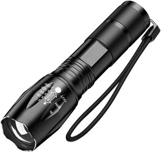 MVIOCS LED Flashlights High Lumens - Flashlights for Camping, Hiking, Walking - Powerful Emergency Flashlights with 5 Modes for Home Outdoor Use - Bright Flashlight with Zoomable Beam (1 Pack)