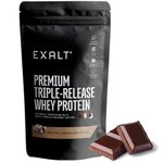 EXALT | 7hr Triple Release Protein Blend: Grass Fed Whey Protein Powder, Free-Range Egg White & Micellar Casein | Cacao | 500G