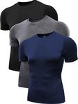 NELEUS Men's 3 Pack Cool Dry Compre