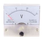 sourcingmap Class 2.5 Accuracy DC 0-30V Panel Gauge Voltmeter Voltage Meter 85C1-V