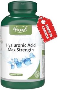 VORST Hyaluronic Acid Max Strength 200mg 180 Vegan Capsules | High Molecular Weight | Supplement for Skin & Joints | Powder Pills | 1 Bottle