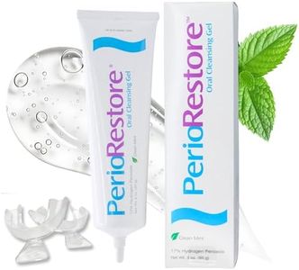 Perio Restore Gel 3 Ounce Tube; 1.7% Hydrogen Peroxide Oral Cleansing Treatment; Oral Cleansing Gel. includes Two (2) Trays for Ease of Application. Mint Flavor, at-Home Treatment