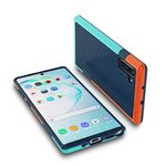 Jeylly for Samsung Galaxy Note 10 Case, Shockproof Heavy Duty Shockproof Dustproof Anti Scratch Hard Back Protective Slim Fit Cover for Galaxy Note 10 6.3'', Blue