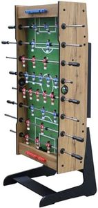 Leomark Kickertisch - SpaceFlex - Tischfussball zusammenklappbar, Kicker für Kinder, Tischkicker mit Zubehör, Jugendkicker für Party und Spielzimmer, Höhe: 86 cm, ab 8 Jahren