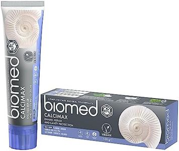 Biomed Calcimax 97% Natural Toothpaste | Enamel Repair & Cavity Protection | Vegan, SLES Free 100g