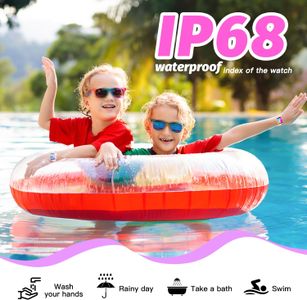 Kids Smart Watch – Pink Touchscreen GPS Tracker