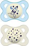 MAM Night Pacifiers 0-6 Months, Bes