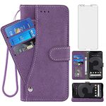 Asuwish Pixel 3 Case,Phone Cases Wallet Leather with Credit Card Holder Slim Kickstand Stand Flip Folio Protective Cover for Google Pixel 3 Women Girls Men Purple