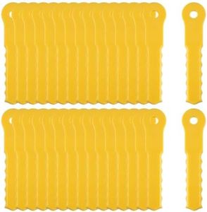 hiSpkNix 30Pcs Replacement Trimmer Blades Compatible with Weed Warrior Push-N-Load 3 Blade & Pivotrim Hybrid 2-N-1 Trimmer Heads