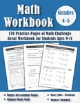 Math Workbook Grades 4-5: Math Practice Book Worksheets For 4th and 5th Grades | Exercise Workbook For Kids Ages 9-11 Year Olds (With Answers)