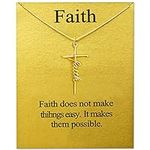 Friendship Faith Cross Necklace Mes