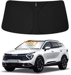 D-Lumina Windshield Sun Shade for 2023-Up Kia Sportage, Foldable Front Sun Visor Protector Blocks UV Rays, Kia Interior Accessories Pack & Unpack Easily