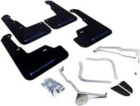 Rally Armor Black UR Mud Flap with Light Blue Logo FITS 15+ Subaru WRX & STi Sedan Only MF32-UR-BLK/LBL