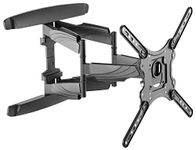 RICOO S5344 TV Bracket Tilt Swivel Approx 32-55 Inch for LED LCD OLED Curved and Flatscreens Wall Mount Universal for VESA 100x100-400x400