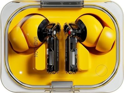 Nothing Ear (a) Earbuds Yellow, with ChatGPT Integration, 45 db ANC, Bass Enhance Algorithm, Up to 42.5 Hours Listening Time