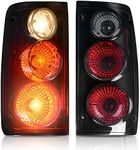 DWVO Taillight Assembly Tail Lamps Compatible with 1989 1990 1991 1992 1993 1994 1995 Pickup Truck 89-95 Rear Tail Lights Black Smoke Lens