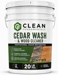 Clean Fundamentals Cedar Wash & Wood Cleaner, 20 lb Container