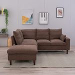 Panana 5 Seater Sectional Sofa Modern L Shape Corner Chaise Sofa Sectional Sofa Couch for Apartment Sectional Set with Built-in USB Port