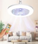Alljia Ceiling Fan with LED Lights,