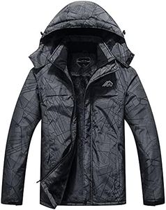 OTU Men's Waterproof Ski Jacket Snowboarding Windbreaker Warm Winter Hooded Mountain Snow Coat