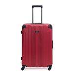 Kenneth Cole REACTION Out of Bounds Lightweight Hardshell 4-Wheel Spinner Luggage, Scarlet Red, 28-Inch Checked, Out of Bounds