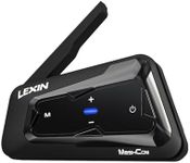 LEXIN MeshCom Motorcycle Helmet Blu