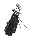 Aspire XD1 Men's Complete Golf Clubs Package Set Includes Titanium Driver, S.S. Fairway, S.S. Hybrid, S.S. 6-PW Irons, Putter, Bag, 3 H/C's Right Hand - BLUE - Choose Size! (Tall Size +1", Right Hand)