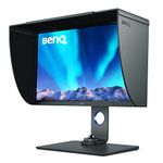 BenQ Sw270C 27 inches (68.58 cm) 2560 X 1440 Pixels, LCD 2K Photo Editing Monitor, of Adobe RGB, of Srgb/Rec.709, and of Dci-P3/Display P3, USB-C Connectivity, Black