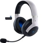 Razer Kaira Pro HyperSpeed - Wireless Multi-Platform Gaming Headset with Haptics for Playstation 5 (HyperSpeed Wireless, HyperSense Haptics, TriForce Titanium 50 mm Drivers) Black-White