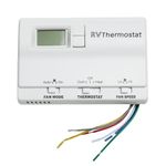 MXLTYMX 83303362 Coleman RV Digital Thermostat, Heat/Cool T-Stat Wall Thermostat Compatible with Coleman Mach 8330-336 337 338 339 368 386 Air Conditioner, Replaceable Non Display Thermostat, White