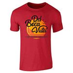 Del Boca Vista Retirement Community 90s Graphic Graphic Tee Ringer T-Shirt, Red, X-Large