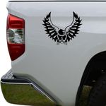 KREEPO Eagle Decals Stickers for Car Truck Vans (19.5x19.5) CM Material Removable Waterproof (Pack of 2) Black