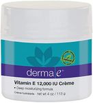 Pack of 2 x Derma E Vitamin E Creme - 12000 IU - 4 oz