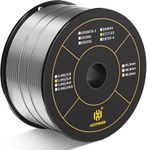 H HZXVOGEN 1KG 0.8MM Flux Core Welding Wire, E71T-GS Gasless MIG Welding Wire for Carbon Steel and Mild Steel, Compatible with Most MIG Welders