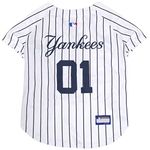 Official MLB New York Yankees Pet Jersey for Dogs & Cats, Size Small - Stylish Baseball Jersey for Your Furry Fan - Show Off Team Spirit with The Perfect Fan Apparel Gear for Pet, Dog & Cat