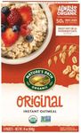 Nature's Path Organic Original Instant Oatmeal, 48 Packets, Non-GMO, 50g Whole Grains, 8g Plant Based Protein, High in Fiber, 14 Ounce (Pack of 6) Packaging may vary