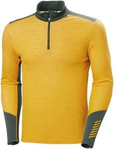 Helly Hansen Men's LIFA Merino Midweight 1/2 Zip Yellow