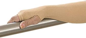 GeriGlove Prevent Products, Inc Elderly Skin Protector, Thin Skin Tear & Bruise Protective Arm Sleeve - Made in USA One Pair per Package (Medium/Beige)